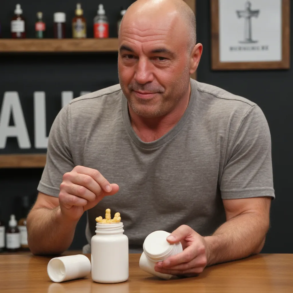 Joe Rogan showing the best routine products