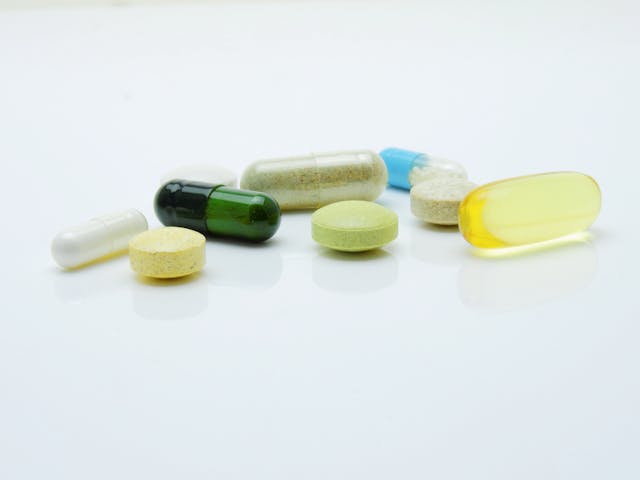 Closeup of energy supplements that Dave Asprey takes