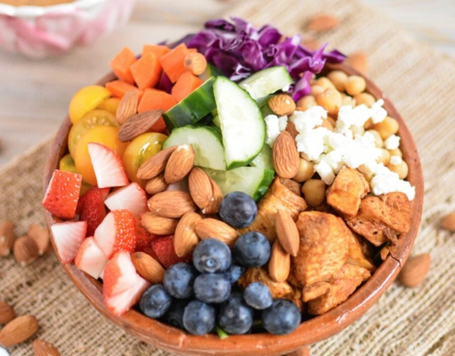 Bowl of Healthy Snacks
