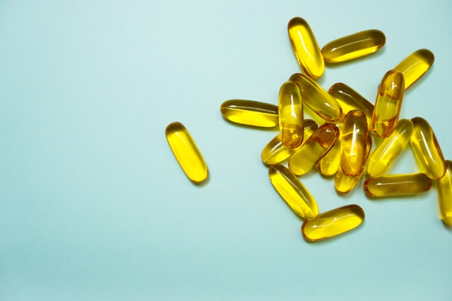 Closeup of supplement pills for Bryan Johnson