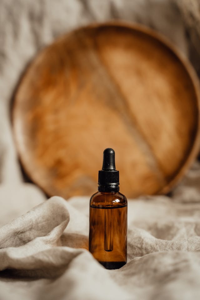 Closeup of a skincare product for Bryan Johnson