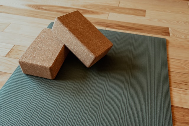 A yoga mat for Deepak Chopra's afternoon meditation