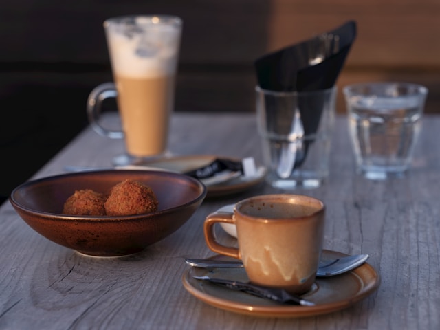 Afternoon snacks and drinks for Gary Brecka