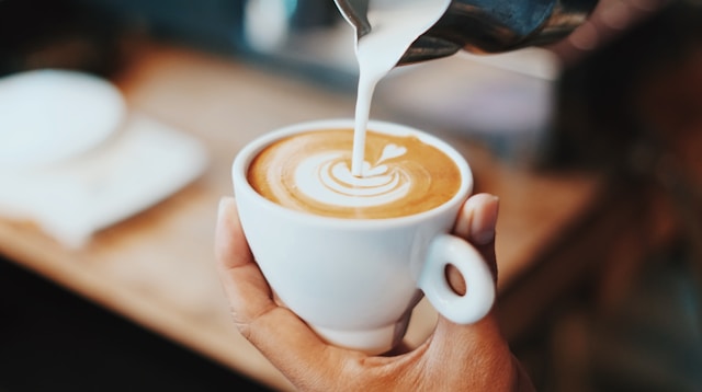 Closeup of Mark Hyman's morning coffee