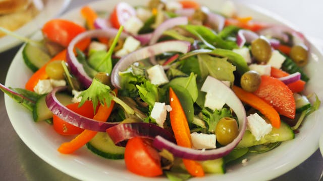 Closeup of Mark Hyman's lunch