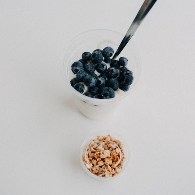Gary Brecka breaking his fast with Greek yogurt and berries