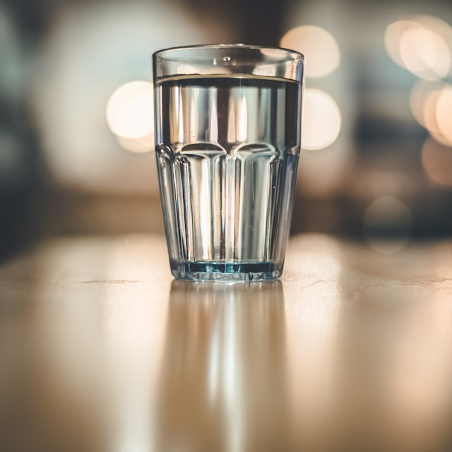 A glass of water for Gary Brecka to start his day