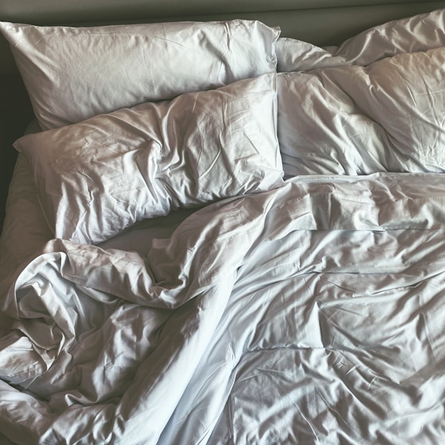 Close up of Gary Brecka's bed for his day 2 fast
