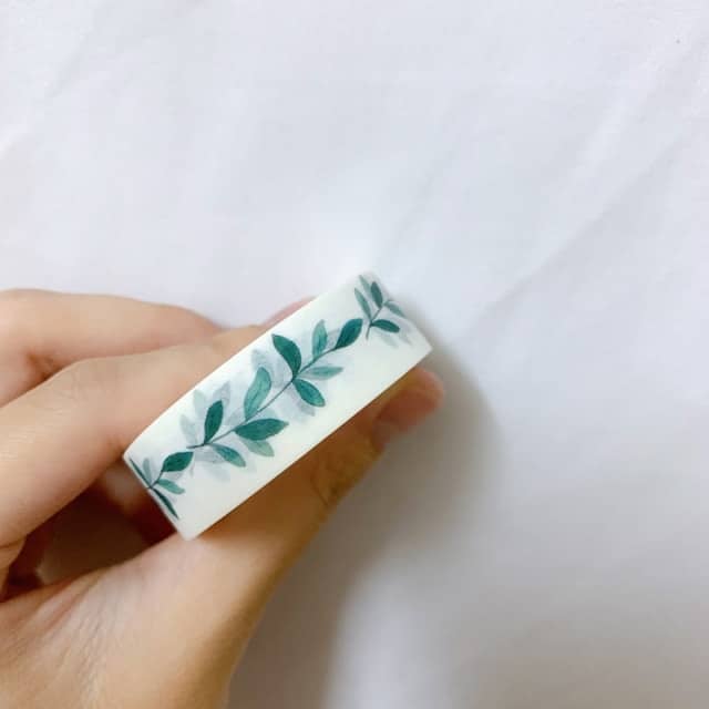 Closeup of a mouth tape