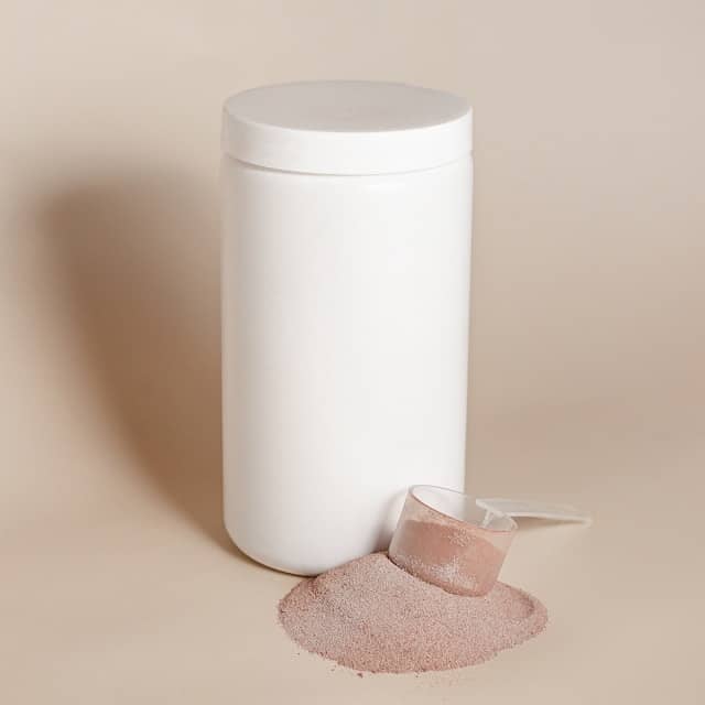 Closeup of Sam Sulek's creatine