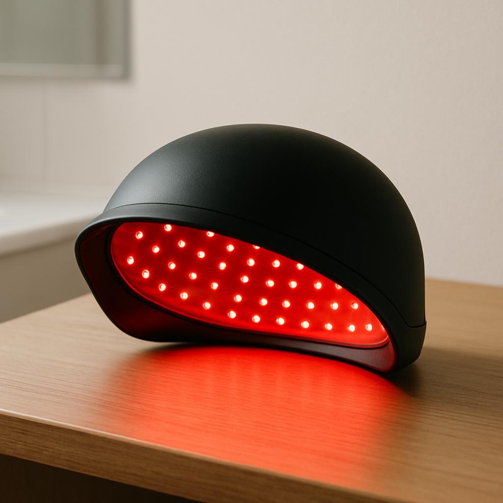 Bryan Johnson's red light cap for hair care