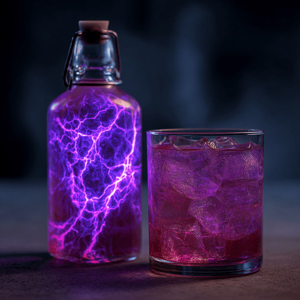 Closeup of an electrolyte drink