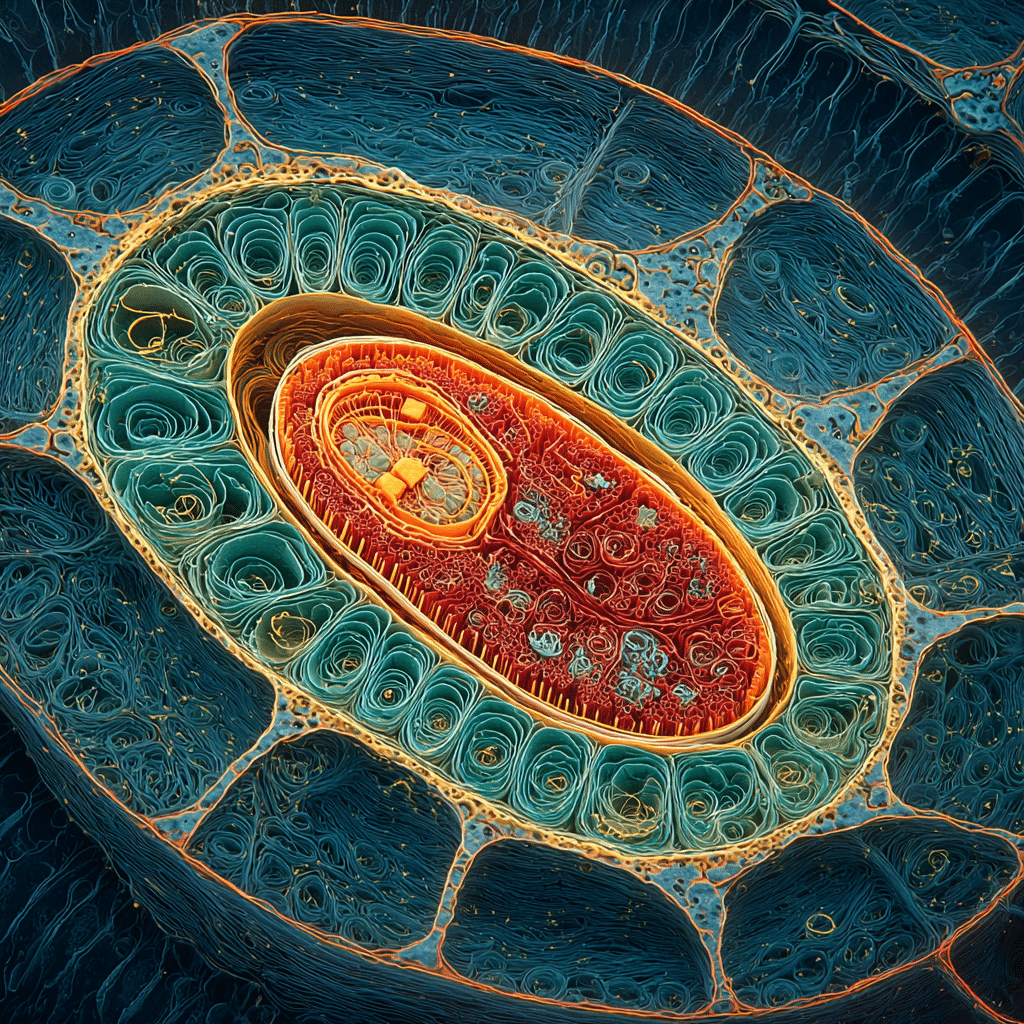 Healthy cells after using CoQ10 supplement