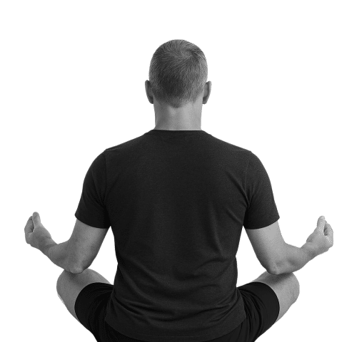 Gary Brecka starting his breathwork routine