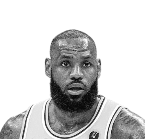 Closeup of Lebron James