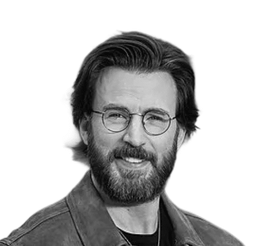 Closeup of Chris Evans